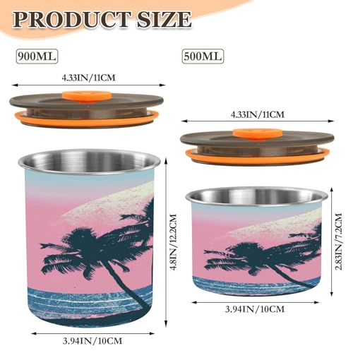 Lata hermética para café Blueangle 900 ml acero inox miniatura 2