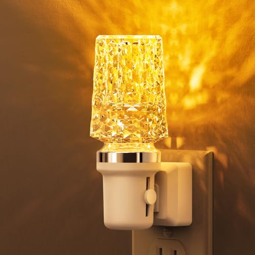 Image of L LOHAS LED Amber Night Light,Yellow Nightlight,Dimmable 100LM,Light Sensor
