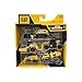 CAT Construction Little Machines 5-Pack – Includes Cement Mixer, Road Roller, Grader, Skid Steer, and Telehandler – 3” Mini Vehicles with Moving Parts – Ideal for Kids Ages 3+