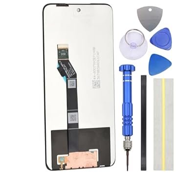 Substituição de tela de montagem de tela LCD IPS para Motorola Moto G35 XT2433-5 Preto 6,7 polegadas