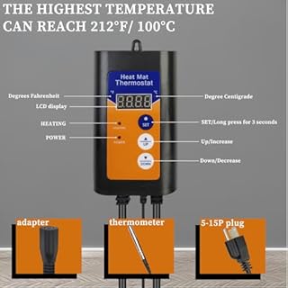 LASTINGCAPE 1500W Titanium Fully Submersible, Portable Electric Hot Tub & Pool immersion Water Heater with Temp Control, GFCI for spa tub, Bathtubs, Baptistry Pool, inflatable pool & above ground pool