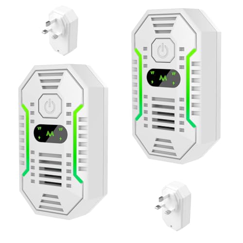 Air Purifier for Bedroom Plug In, Afenau 2-Pack Negative Ion Air Purifier, Portable Mini Ionic AirPurifier Plug In, Quiet Plug In AirPurifier for Bedroom Offices Toilets Home Pets and Smokers