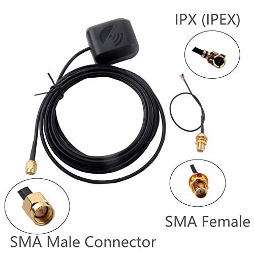 Image of forM8N USB GPS Module 56 Channels Supports GPS GLONASS Beidou Built-in Flash / 28dB GPS Active Antenna (GPS Module with Antenna)
