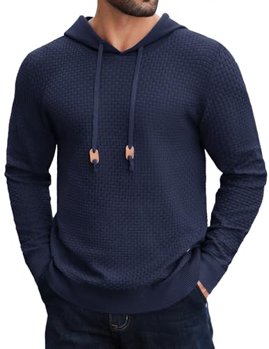 COOFANDY Mens Hooded Sweatshirt Casual Long Sleeve...