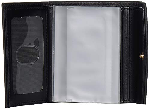Buxton Womens Heiress Pik-Me-Up® Mini-Trifold Wallets, Black, One Size Us #TOP2