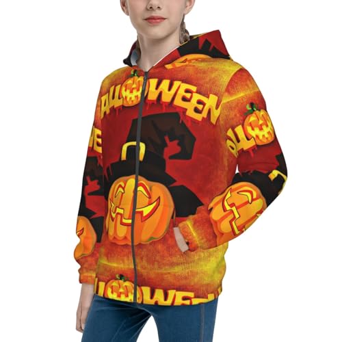 Happy Avocado Kid Hoodies Boys Zip Up Sweatshirts Girls Pullover with Pocket