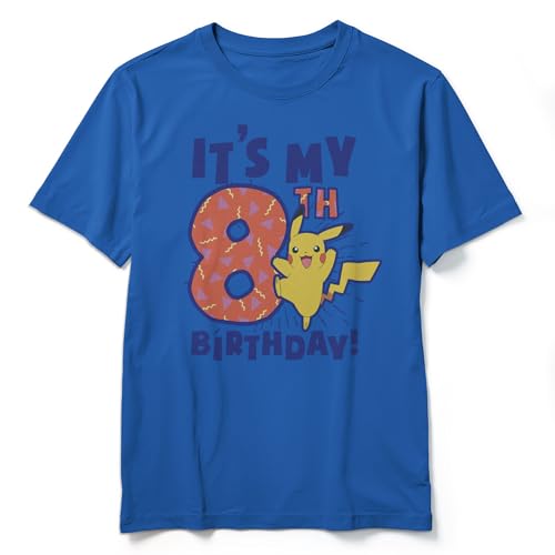 Boy's Pokemon It’s My 8th Birthday Pikachu T-Shirt