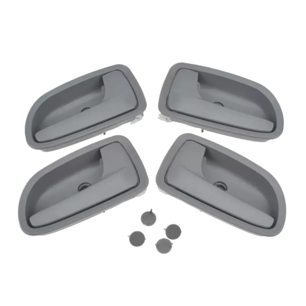 Sywchrf 4 Pcs Inside Interior Inner Door Handle Gray 82610Fd000 82620Fd000 Compatible With Kia Rio 2003 2004 2005(4 Pcs)