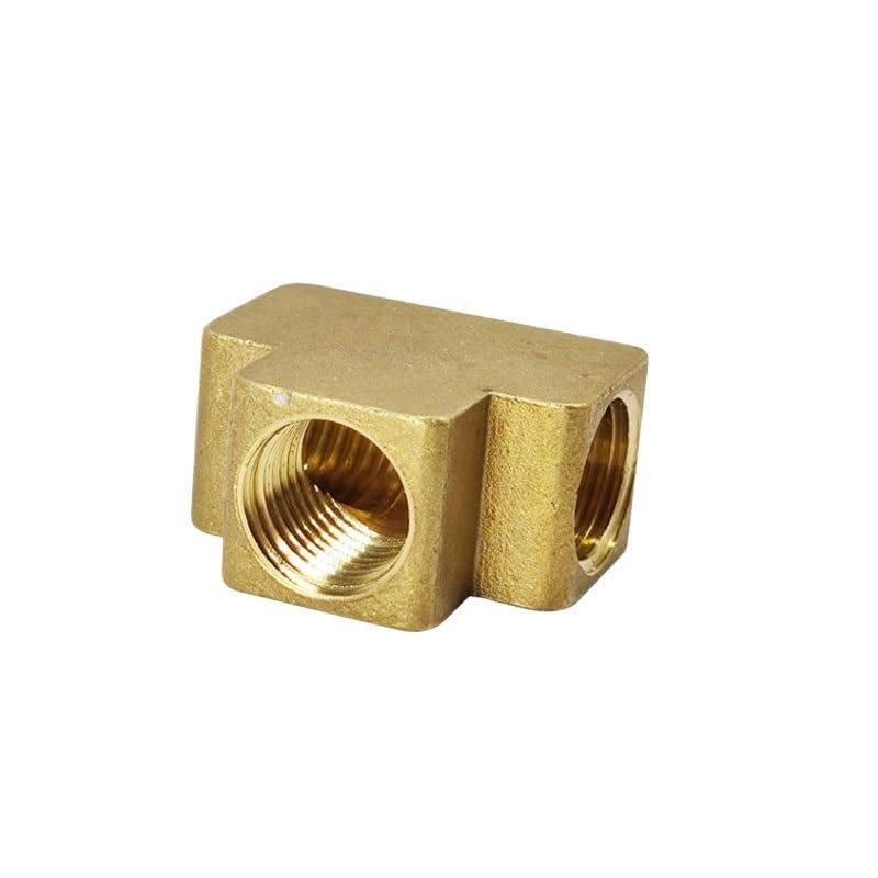 Mosiężne złączki rurowe, 1 szt. 3-drożne 4-drożne złączki rurowe mosiężne 1/8" 1/4" 3/8"(3 Ways,1/8")