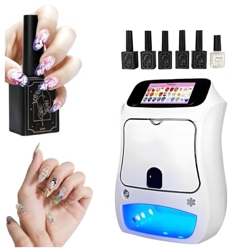 Portable 3D Nail Art Printer Kit