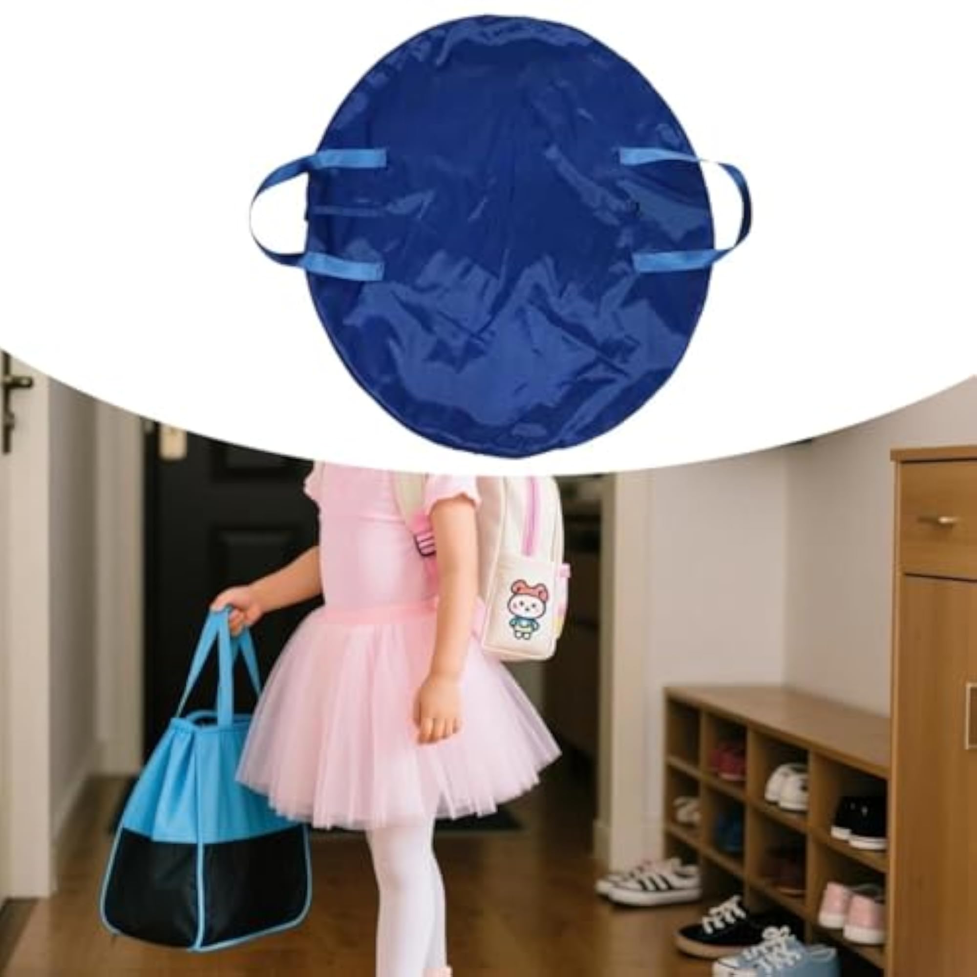Kids Soft Pancake Dance Bag for Recital Class Rehearsal