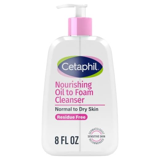 Cetaphil Nourishing Oil to Foam Facial Cleanser, Dry Skin, 8oz
