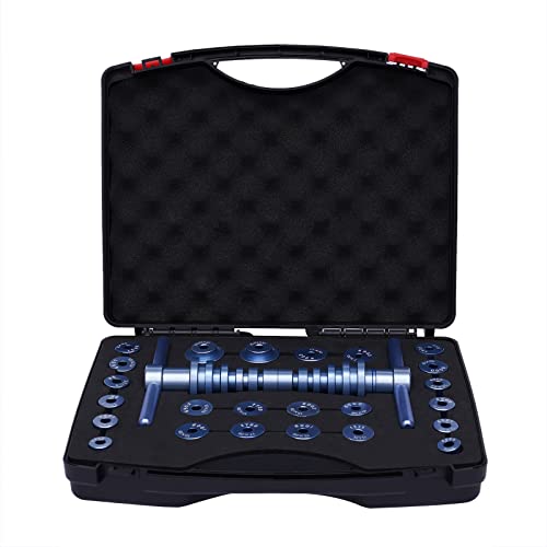 Futchoy 25 PCS Bike Bottom Bracket Tool Bike Bearing Press Kit Bicycle Bearing Press Set for Flower-Drum Column Foot Middle Axle