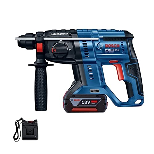 TEMSOOM Bosch Bohrmaschine GBH 180-LI Lithium Brushless Hammer 18V Multifunktionaler Lithium Schlaghammer…