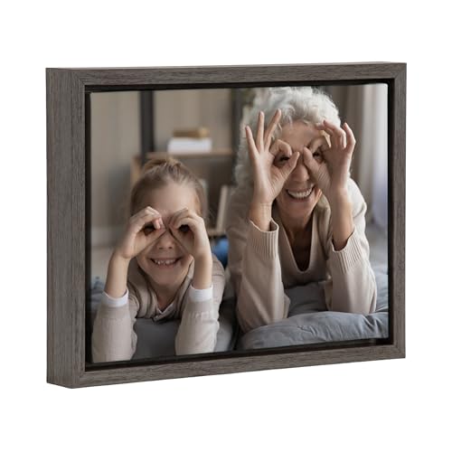 Kate and Laurel Custom Printed Framed Canvas Wall Art; 13x10
