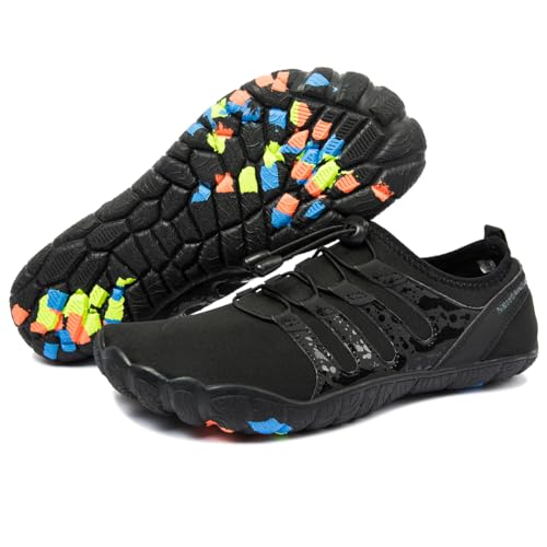 Image of Men's Hike Barefoot Quick-Dry Sports Shoes Wide Toe Aqua for Swim Diving Surfing Kayaking Pool Beach Walking