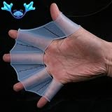 1 Paar Erwachsene Männer Weiche Silikon Schwimmflossen Flossen Frosch Hand Schwimmen Webbed Handschuh Multi Size Training Paddle Dive Nützlich Paperllong®