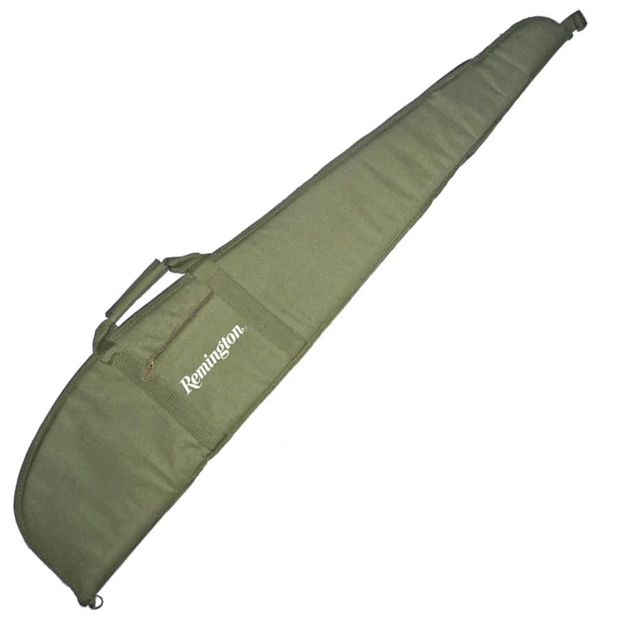 ECOMMUR Funda Remington con Bolsillo + Visor Verde, Rifles, escopetas y Armas largas en General.