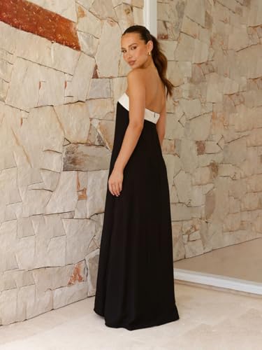 Image of Rare Women Black Colour Maxi Solid Dress