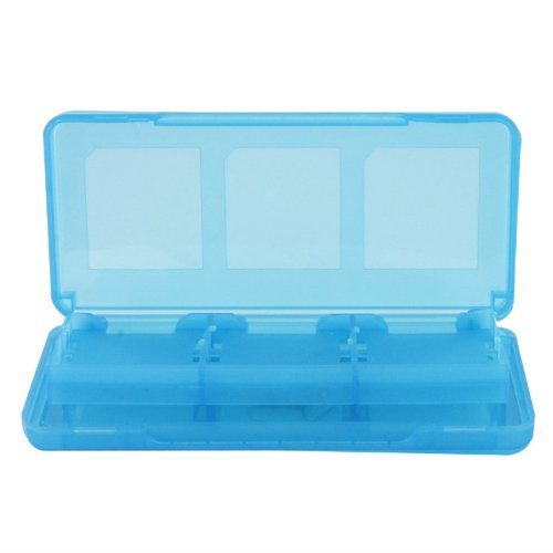 eForBuddy 6 in 1 Game Card Holder Case for Nintendo DSi, DS Lite, Blue