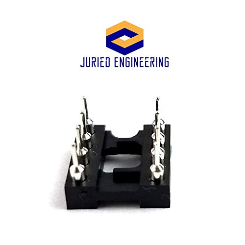 Juried Engineering Lm393P Lm393 Ic Dual Differential Comparator & 8-Pin Dip Sockets With Machined Contact Pins Breadboard-Friendly (Pack Of 5) #TOP7