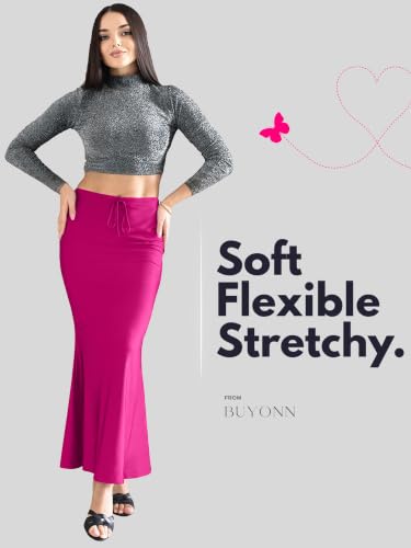 Image of Saree Shapewear Petticoat for Women, Stretchable Saree Shaper