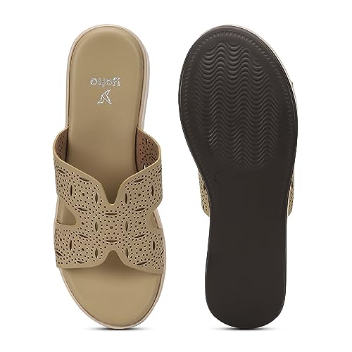 Image of YOHO Comfortable Wedges For Women | Latex Cushioning | Stylish & All Purpose | Vibrant Color | Travel Friendly | Modern Design