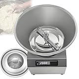 Impastatrice a Spirale Professionale da 5 kg/8 kg, Macchina impastatrice Automatica, planetaria per pizzerie e panetterie, Timer Intelligente da 30 Minuti e Rotazione avanti/Indietro 5kg immagine