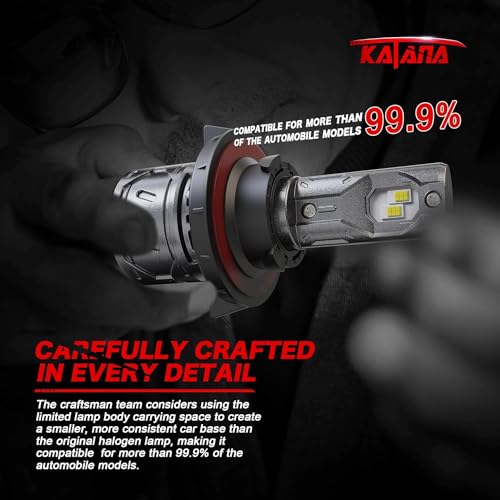Image of 9008 Fog | H13 Bulbs,400% Brightness,Plug and Play,Xenon White,Cooling Fan of 2