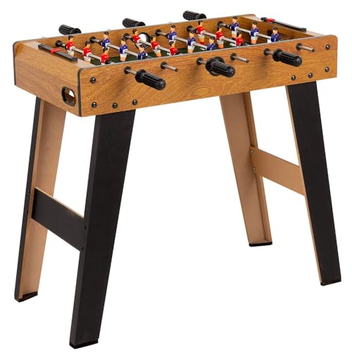 ColorBaby 85436 Futbolín para niños, con Patas, De Madera Resistente, con marcadores manuales, 2 4 Jugadores, 70x37x65 cm, Futbolines, Juegos fútbol niño, Juguetes 6 años