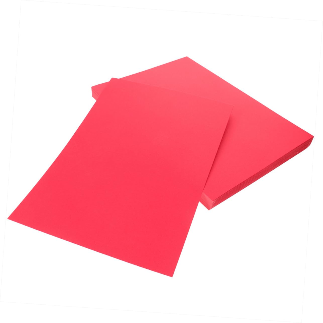Carta Cartoncino Colorata Rossa A4 100 Fogli per DIY | Carta per Lavori Artigianali, per Decorazioni Casa, Confezione da 100 Fogli