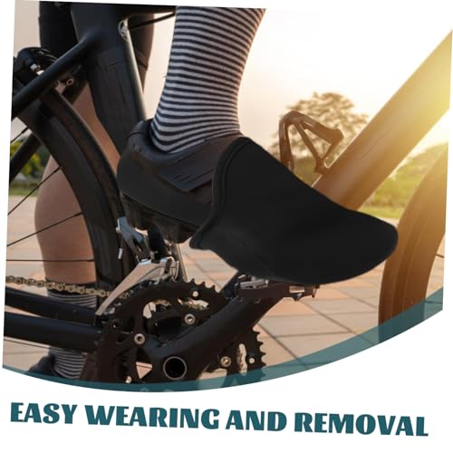Cubiertas para zapatos de ciclismo KICHOUSE, 2 piezas, resistentes al viento, cálidas y fáciles de poner, para bicicleta de montaña y carretera miniatura 7