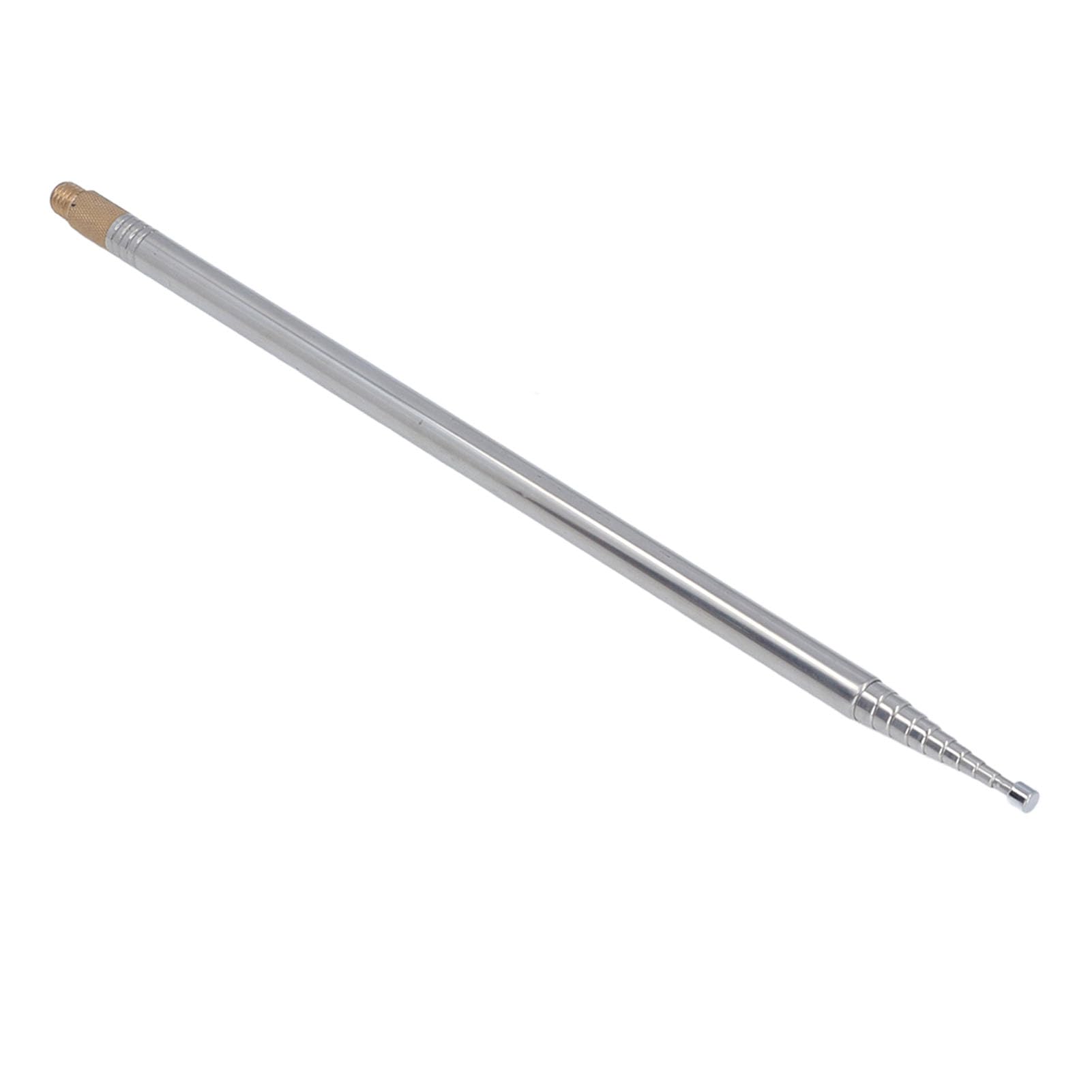 Antenne télescopique, bande complète 7 MHz -50 MHz, ondes courtes, 10 sections, longueur de 2,5 m, en acier inoxydable, compacte et légère avec traitement fin, antenne télescopique