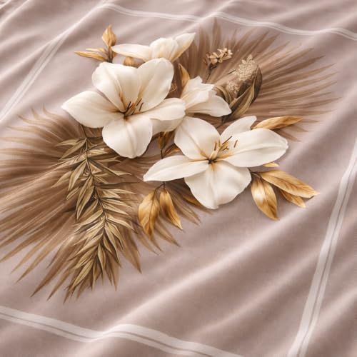 Image of DECORUM Premium 7D Digital Printed Cotton BEDSHEET (90 X 100) Inch with 2 King Size Pillow Covers - HIGH-Definition Design & Superior Comfort (Heavy Quality) BEDSHEET