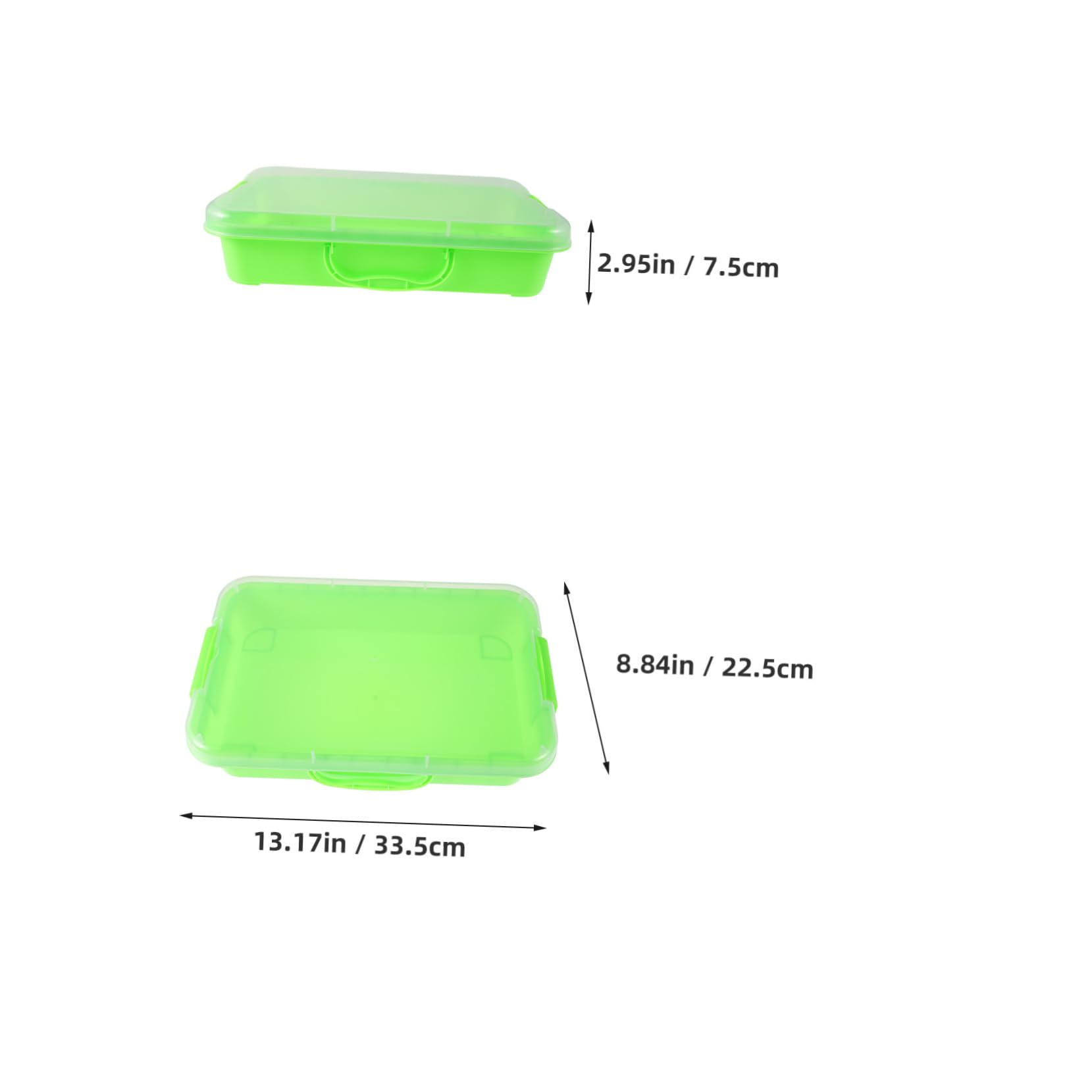 SUPVOX Bac À Sable en Plastique Plateau Sensoriel Portable pour Enfants Thème Espace avec Accessoires Boîte De Rangement Intégrée Jeux Créatifs Intérieurs Et Extérieurs 13.19 X 8.86 X 2.95 in