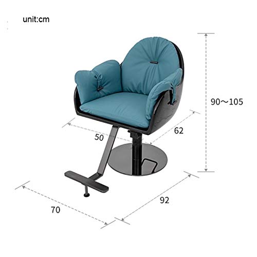 Hair Cutting Salon Chair Heavy Duty Hair Spa Salon Styling Beauty Barber Chair in Beauty Personal Care Barber Chairs Salon Chair Salon Styling Beauty Equipment (Color : B) - Image 2