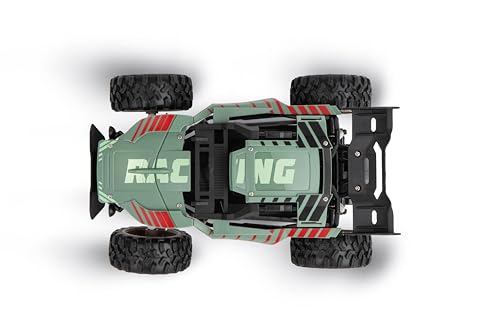 Carrera - 370200004 RC I 2,4GHz Mountain Racer I RC Buggy mit voller Fahr- & Lenkfunktion I Vollgefedertes Fahrzeug I Ferngesteuert I Luftreifen I Action im Gelände