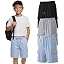 Light Blue, Light Heather Gray, Black