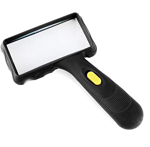 Loupe 10x grossissante haute définition éclairage LED intégré pour observation