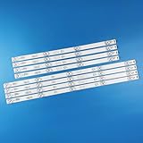 PANMILED 8 PCS LED Backlight Strips for TCL 55'' TV L55P2-UDN TOT-55D2900 L55E5800A U55P6006 55UC6406 LB5505 55UC6426 L55S4900FS L55S4900 JL.D55051330-004ES-M JL.D55041330-004ES-M 55U6700C 55D2900