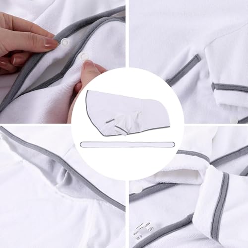 Toalha de banho para cachorro, Robe de toalha para cachorro, Roupão de banho para gato com capuz Rou