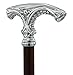 Luxury Handmade Walking Cane – CAVAGNINI Italian Wood Stick with Pewter Handle – Personalized Gift for Him or Her, Perfect for Seniors, Wedding, or Formal Events – Made in Italy