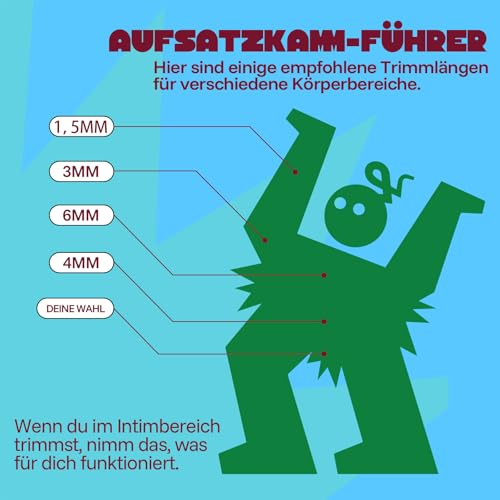 MANSPOT Intimrasierer Mann, Körperrasierer Keramikklinge, Nass/Trocken – Ansicht 6