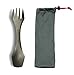 Valtcan Titanium 3-in-1 Utensil Fork Spoon Knife
