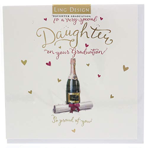 Ling Design - Tarjeta de felicitación para hija