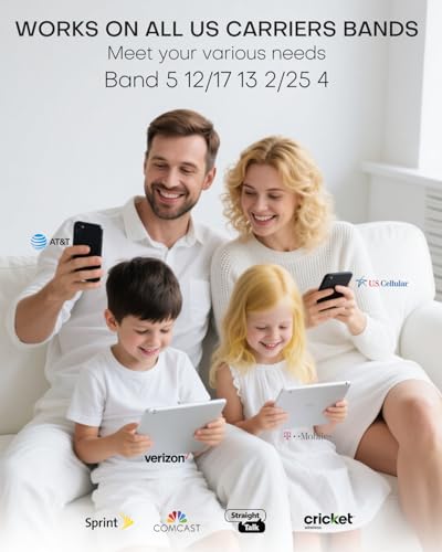 Image of ZORIDA Cell Phone Signal Booster for Home Multi-Room, Cell Phone Boosters for All US Carriers Verizon, AT&T, T-Mobile, Boost 5G 4G to 4,000sq ft, 72dB High Gain Antennas, App 2026 Upgrade Ver 5S Pro