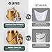 3L Double-Wall Insulated Stainless Steel Ice Bucket with scoop for Cocktail Bar - Metal Ice Bucket for freezer with Lid for parties,Camping,and More!champagne bucket,bar cart accessories(gold)