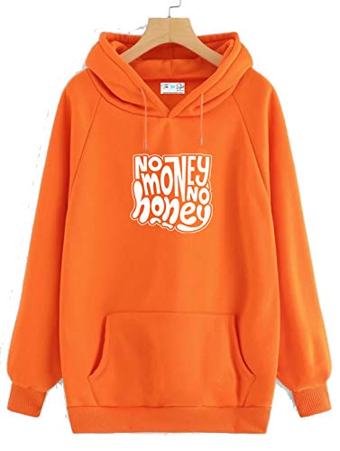 Image of The SV Style Random Print Graphic Print Pullover Hoodie, Black, Long Sleeve with Kangaroo Pocket 320 GSM Fleece Inside