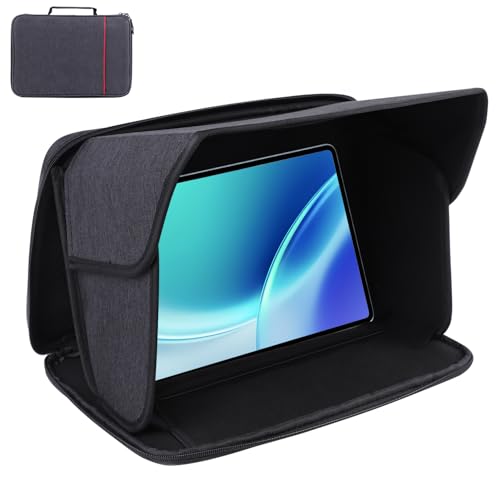 Crisinant iPad Sun Shade iPad Shield Cover Tablet Sleeve Case for iPad Travel Sun Glare Shield Tablets Bag Protective Sunshade Tablet Bag 12-12.5