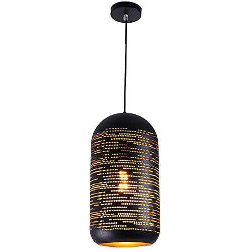 Lustre retro pour manque de luminosité suspension citrouille blanche fer 3D